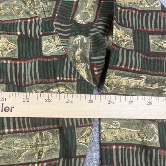 Woolrich Button Down Shirt Mens Extra Large Fishing Bait Cotton Long Sleeve - Picture 10 of 12